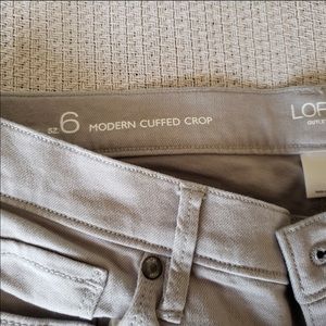 Loft cropped pants